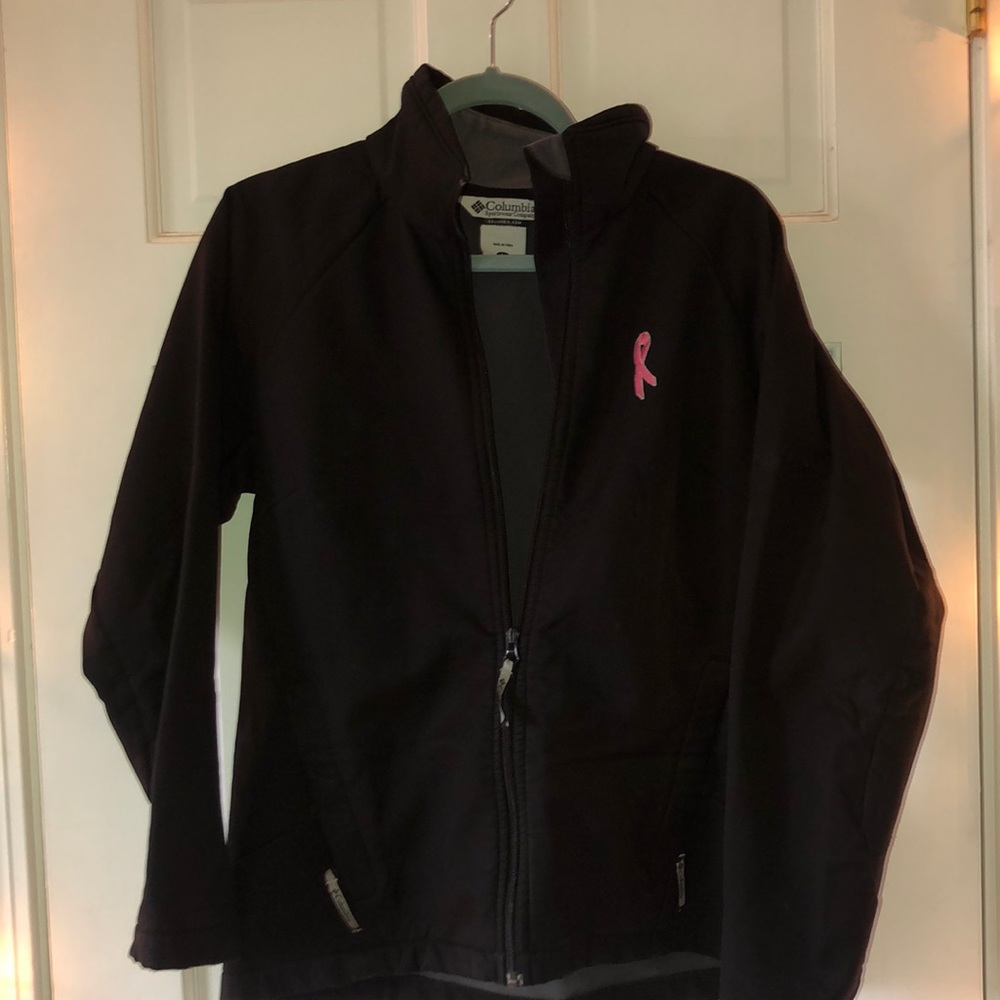 Columbia jacket! Breast cancer awareness
